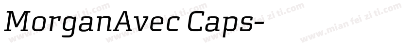 MorganAvec Caps字体转换